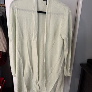 Eileen Fisher Soft Mint Open Cardigan